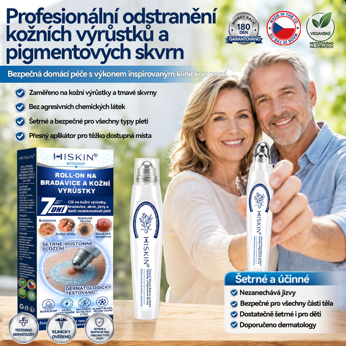 💙💙Oficiální značkový obchod | Hiskin® 7denní odstraňovač skvrn a pigmentových skvrn (Bezbolestný rollerball bez jizev)🐬
