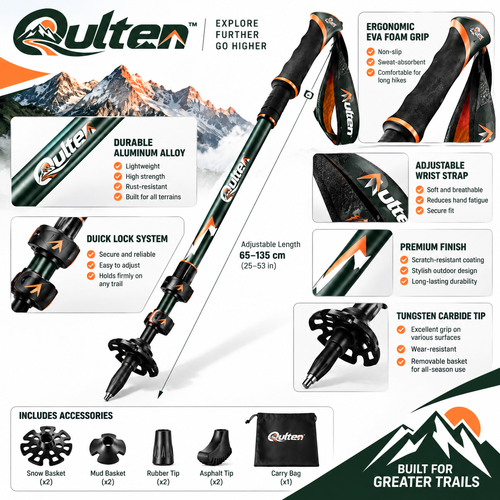 QULTEN Adjustable Trekking Pole