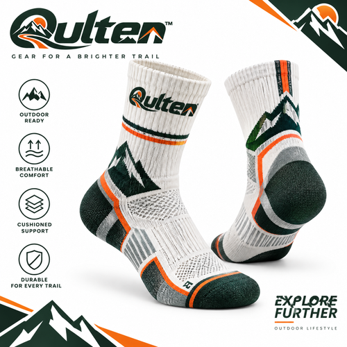 QULTEN Cushioned Hiking Socks